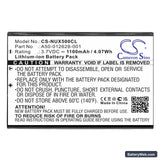 NEC DT330 Replacement Battery, 3.7V, 1100mAh, Li-ion 3