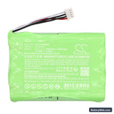 Nova 5000 classroom data logger Replacement Battery, 6V, 2000mAh, Ni-MH 3