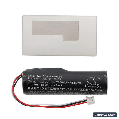 Inovonics EE5000 Replacement Battery, 3.7V, 2600mAh, Li-ion 6