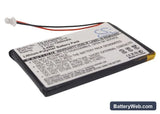 Nevo Q50 Replacement Battery, 3.7V, 1200mAh, Li-Polymer 1