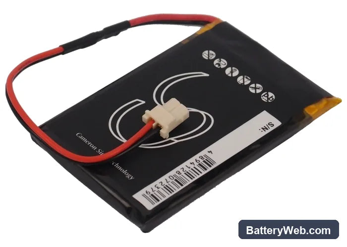 Nexto DI ND2700 Replacement Battery, 3.7V, 2000mAh, Li-Polymer 4