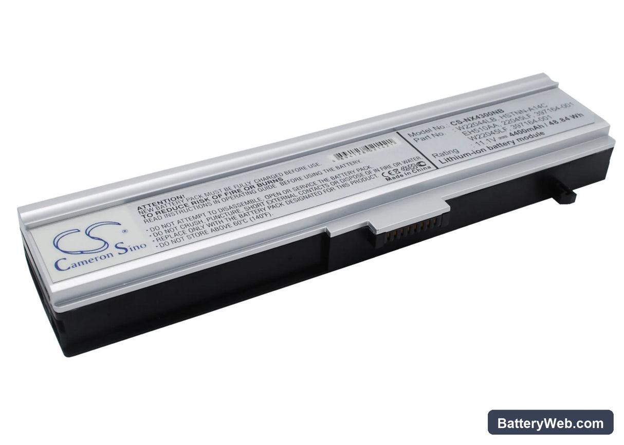Compaq Presario B1800 Replacement Battery, 11.1V, 4400mAh, Li-ion 2
