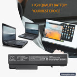 HP Business Notebook 6715b Replacement Battery, 10.8V, 4400mAh, Li-ion 6