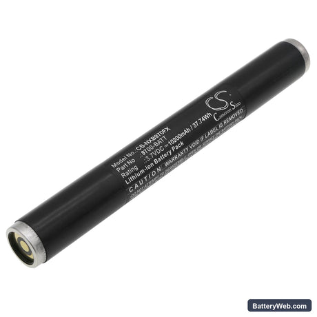 Nightstick 9700 Replacement Battery, 3.7V, 10200mAh, Li-ion 1