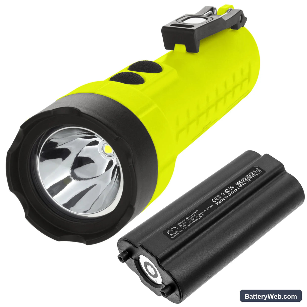 Nightstick XPR-5522GMX Replacement Battery, 3.7V, 2600mAh, Li-ion 4