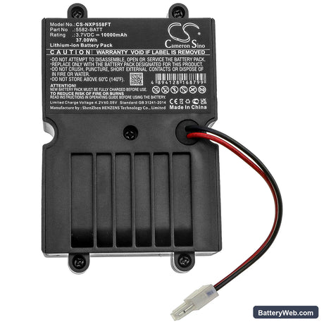 Nightstick XPP-5582RX Replacement Battery, 3.7V, 10000mAh, Li-ion 3
