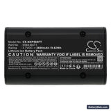 Nightstick 5566 Replacement Battery, 3.7V, 2600mAh, Li-ion 5