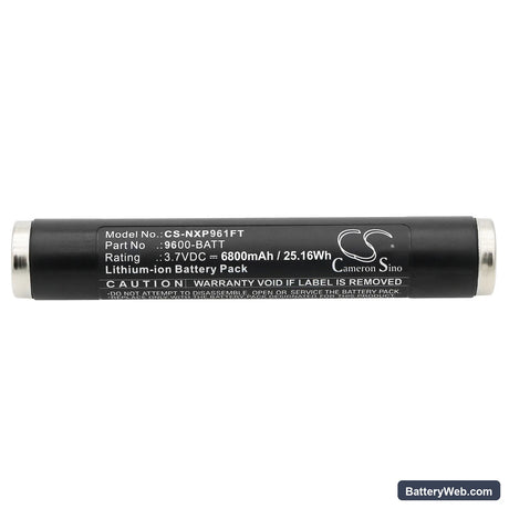 Nightstick 9500 Replacement Battery, 3.7V, 6800mAh, Li-ion 3