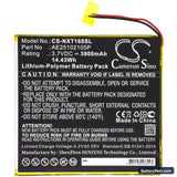 Nextbook Ares 8A Replacement Battery, 3.7V, 3900mAh, Li-Polymer 3