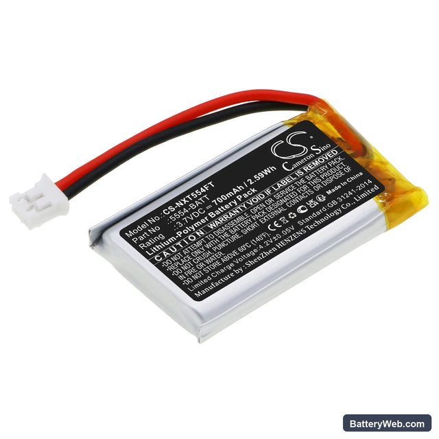 Nightstick XPR-5554G Headlamp Replacement Battery, 3.7V, 700mAh, Li-Polymer 1