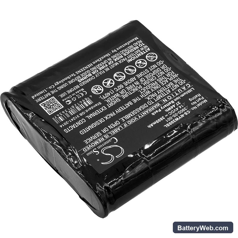 Noyes W2003M Replacement Battery, 14.4V, 2600mAh, Li-ion 2