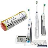 Oral-B Triumph 4000 Replacement Battery, 1.2V, 2500mAh, Ni-MH 4