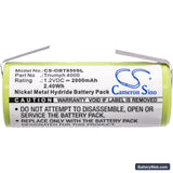 Oral-B Triumph 4000 Replacement Battery, 1.2V, 2000mAh, Ni-MH 3