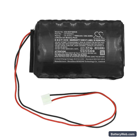 ORCA 300 Replacement Battery, 25.9V, 7800mAh, Li-ion 3