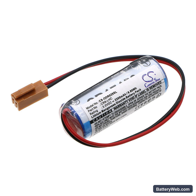 Onsrud F148E15 CNC Machine Replacement Battery, 3V, 2200mAh, Li-MnO2 1
