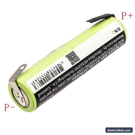 Colgate Omron ProClinical A1500 Replacement Battery, 2.4V, 600mAh, Ni-MH 2