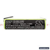 Colgate Omron ProClinical A1500 Replacement Battery, 2.4V, 600mAh, Ni-MH 3