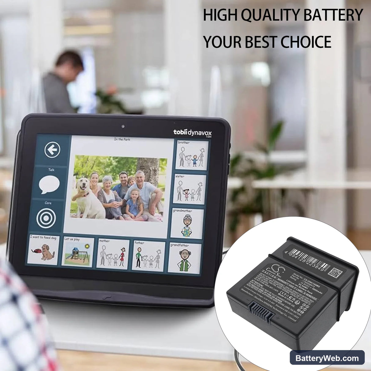 Onyx Healthcare Replacement Battery, 10.8V, 5800mAh, Li-ion 6