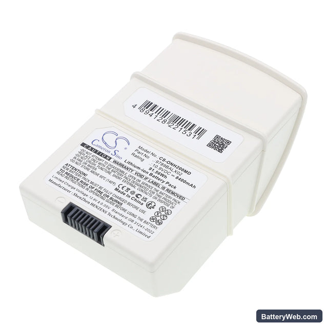 Onyx Healthcare OPM-P02T Replacement Battery, 10.9V, 8400mAh, Li-ion 1