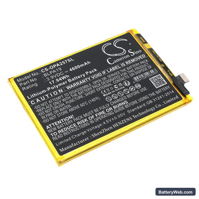Oppo A58 Replacement Battery, 3.9V, 4600mAh, Li-Polymer 1