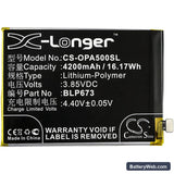 Oppo A3s Replacement Battery, 3.85V, 4200mAh, Li-Polymer 3