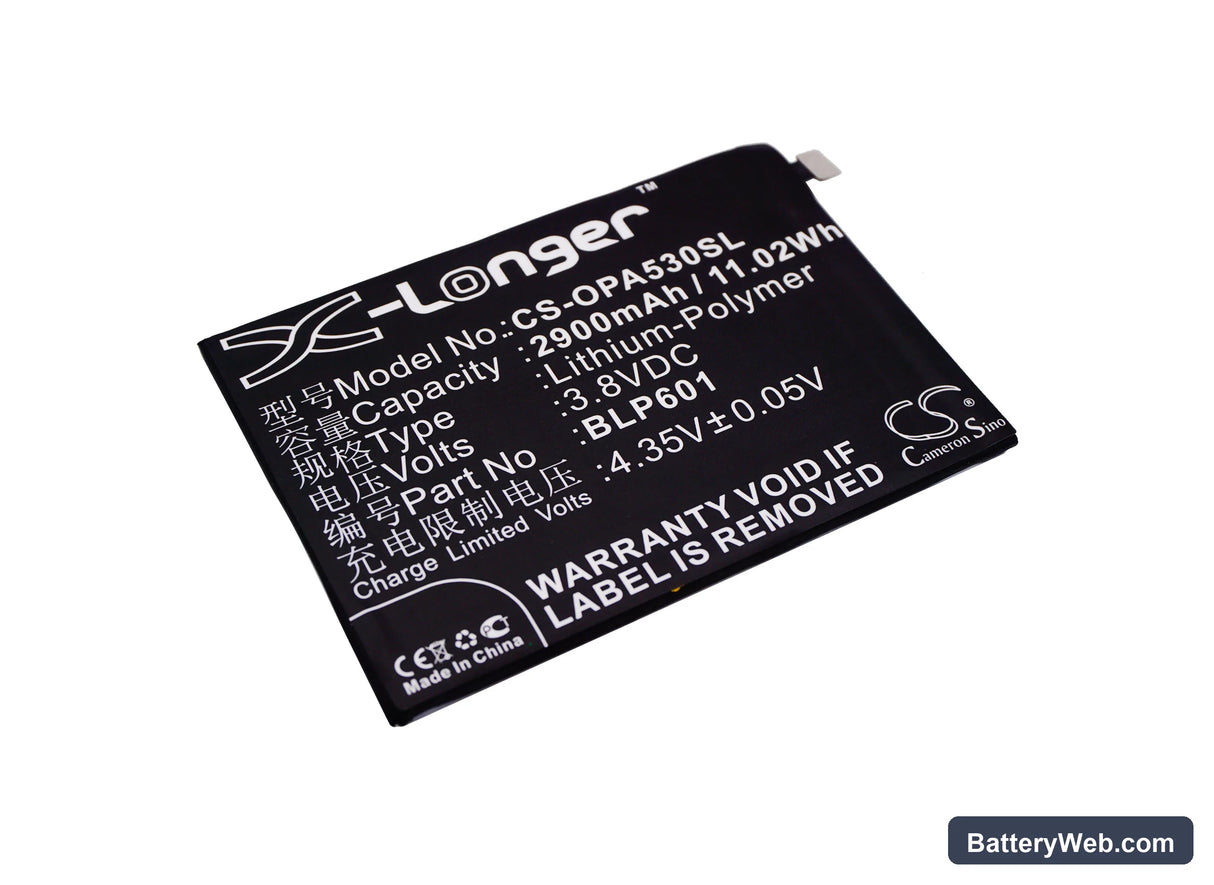 Oppo A53 Replacement Battery, 3.8V, 2900mAh, Li-Polymer 1