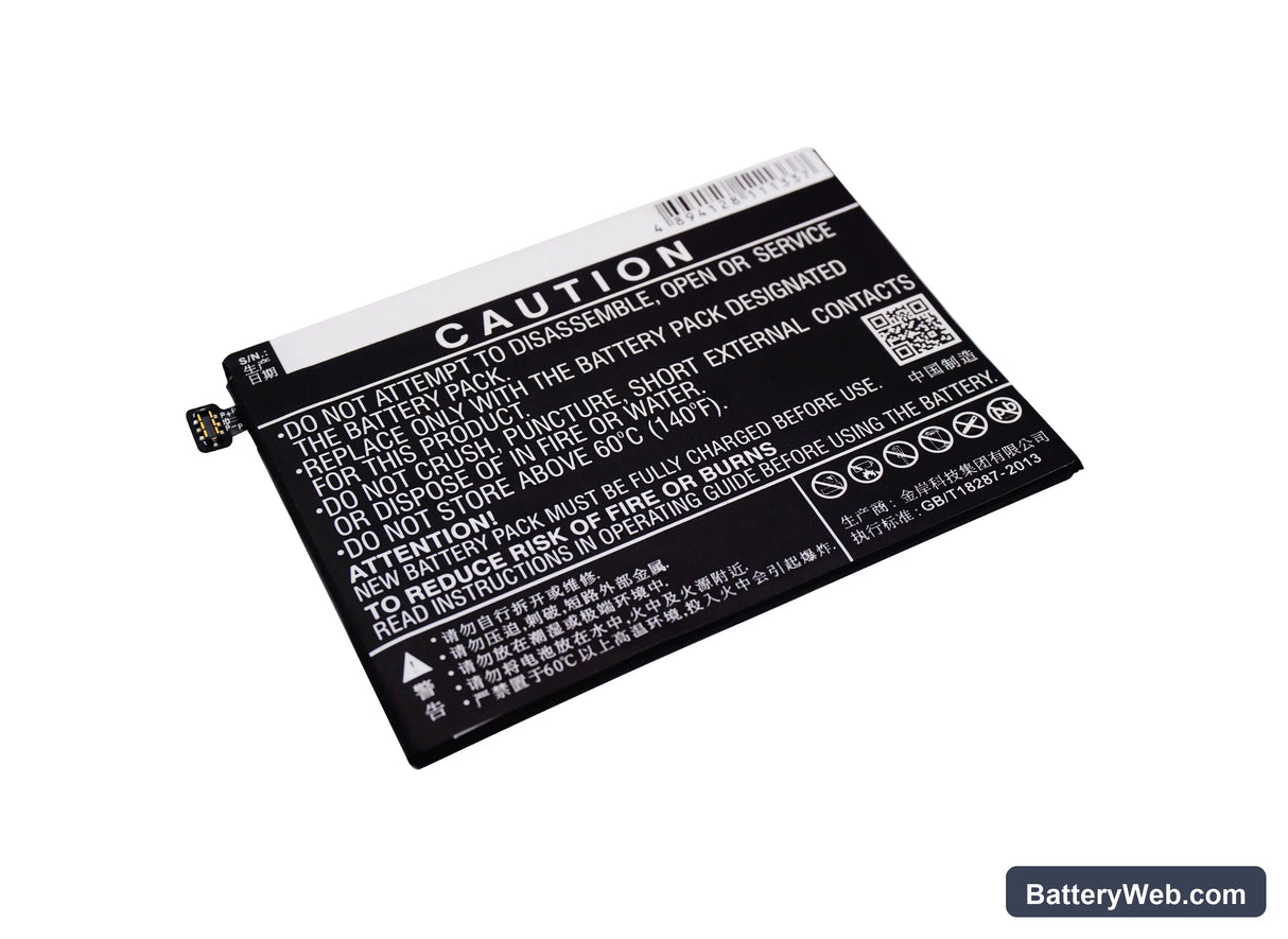 Oppo A53 Replacement Battery, 3.8V, 2900mAh, Li-Polymer 3