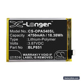 Oppo A54 5G Replacement Battery, 3.87V, 4750mAh, Li-Polymer 3