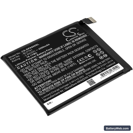 OnePlus 8 5G Replacement Battery, 3.85V, 4200mAh, Li-Polymer 1