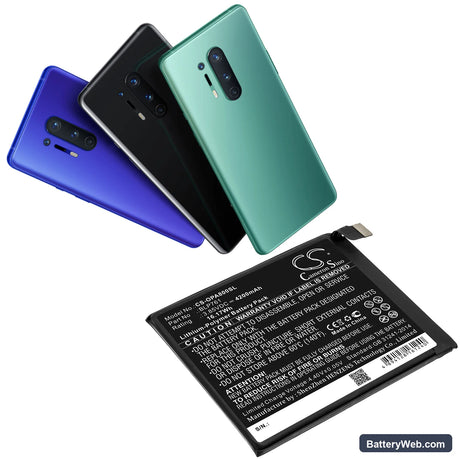 OnePlus 8 5G Replacement Battery, 3.85V, 4200mAh, Li-Polymer 5