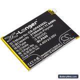 Oppo A83 Replacement Battery, 3.85V, 3100mAh, Li-Polymer 1