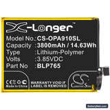Oppo A91 Replacement Battery, 3.85V, 3800mAh, Li-Polymer 3