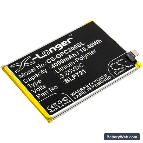 Oppo Realme C2 Replacement Battery, 3.85V, 4000mAh, Li-Polymer 1