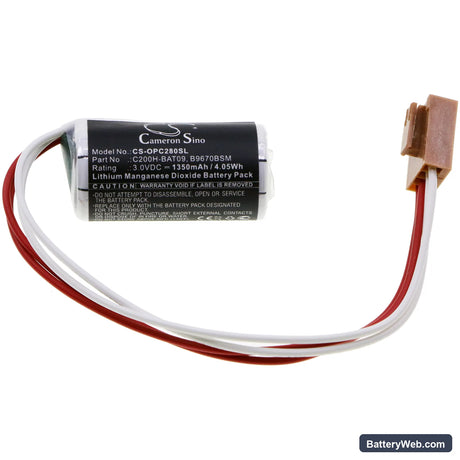 Honeywell DCP551 Replacement Battery, 3V, 1350mAh, Li-MnO2 3
