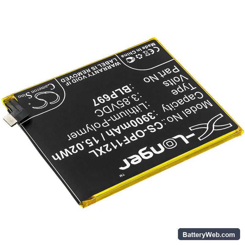 Oppo F11 Pro Replacement Battery, 3.85V, 3900mAh, Li-Polymer 2