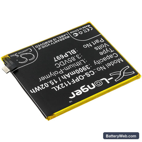 Oppo F11 Pro Replacement Battery, 3.85V, 3900mAh, Li-Polymer 2