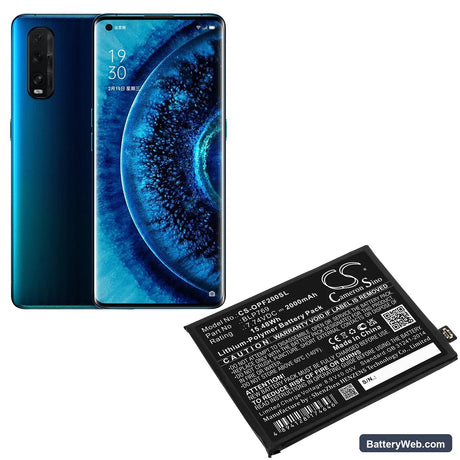 Oppo Find X2 Replacement Battery, 7.74V, 2000mAh, Li-Polymer 5