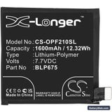 Oppo Find X Automobili Lamborghini Edition Replacement Battery, 7.7V, 1600mAh, Li-Polymer 3