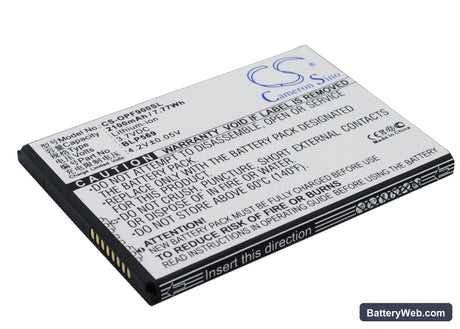Oppo Find 7 Replacement Battery, 3.7V, 2100mAh, Li-ion 2