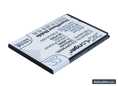 Oppo Find 7 Replacement Battery, 3.8V, 3000mAh, Li-Polymer 2