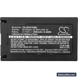 Opticon H15 Replacement Battery, 3.7V, 1800mAh, Li-ion 3