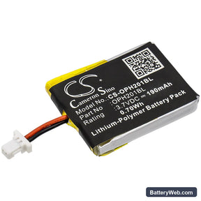 Opticon OPN-2001 Replacement Battery, 3.7V, 190mAh, Li-Polymer 1