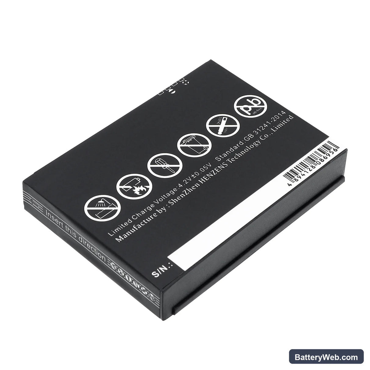 Opticon H21 Replacement Battery, 3.7V, 3060mAh, Li-Polymer 4