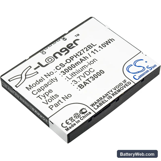 Opticon H-27 Replacement Battery, 3.7V, 3000mAh, Li-ion 1
