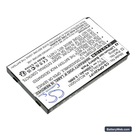 Optoma PK201 Replacement Battery, 3.7V, 1350mAh, Li-ion 2