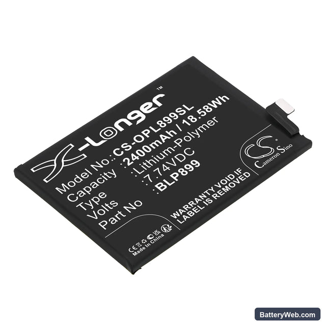 OnePlus 10 Pro Replacement Battery, 7.74V, 2400mAh, Li-Polymer 1