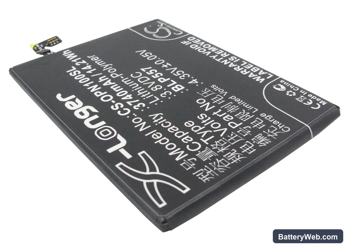Oppo N1 Replacement Battery, 3.8V, 3740mAh, Li-Polymer 2