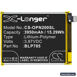 OnePlus Nord Replacement Battery, 3.87V, 3950mAh, Li-Polymer 3