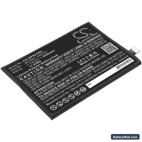 OnePlus EB2101 Replacement Battery, 7.74V, 2200mAh, Li-Polymer 1
