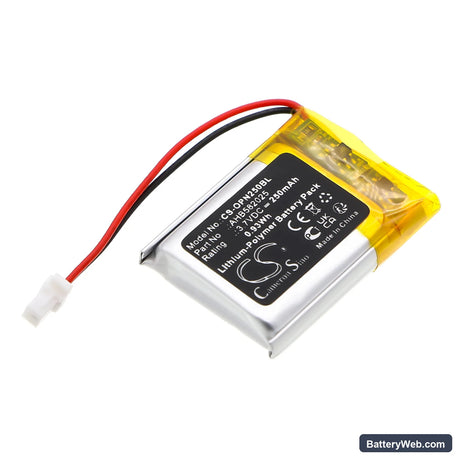 Opticon 15101 Replacement Battery, 3.7V, 250mAh, Li-Polymer 1